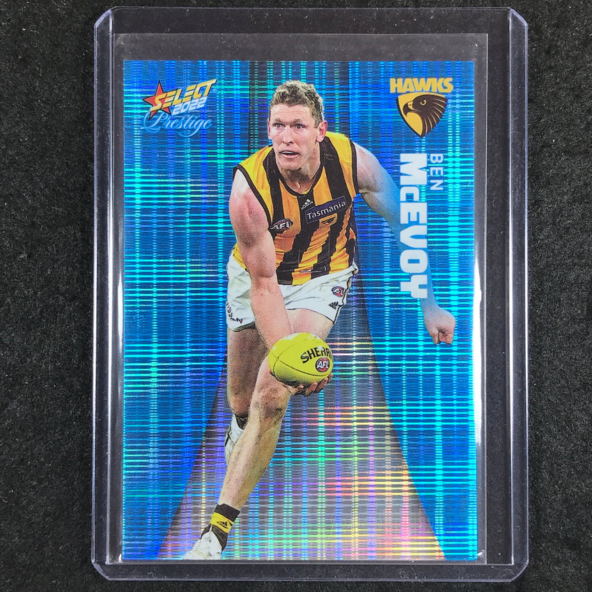 2022 Select AFL Prestige BEN MCEVOY Blue 006/110