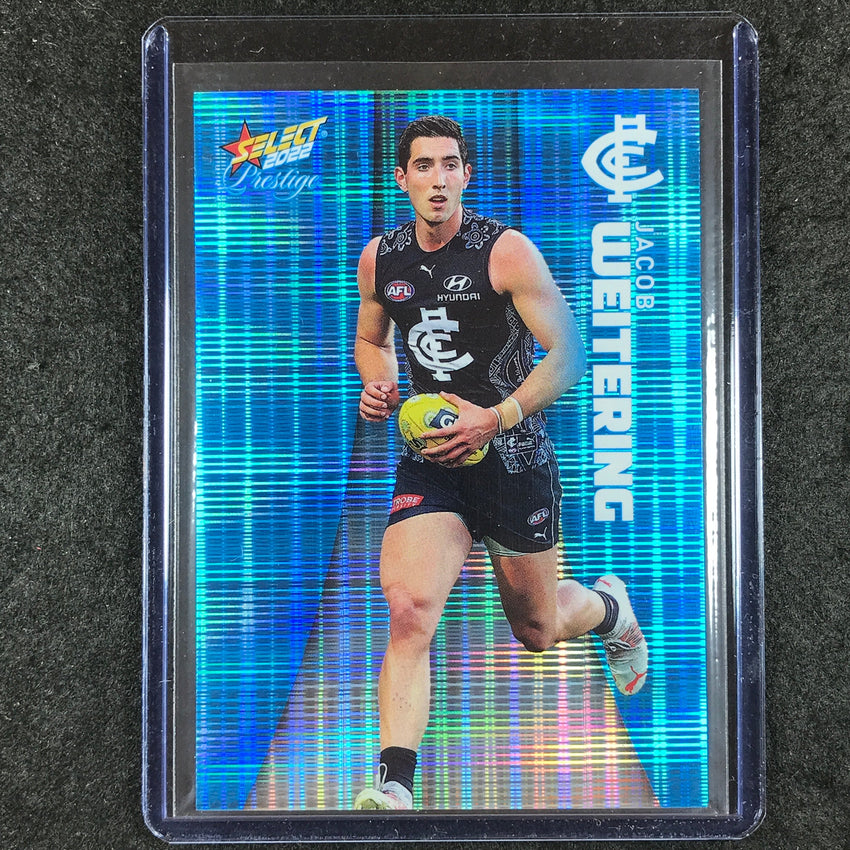 2022 Select AFL Prestige JACOB WEITERING Blue 49/110