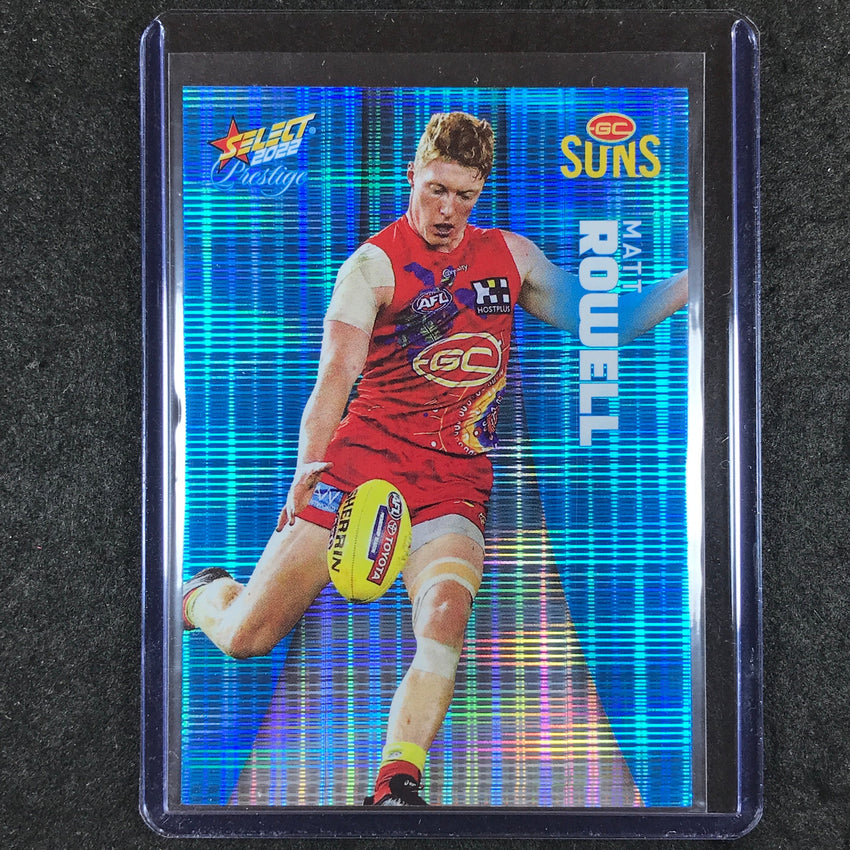 2022 Select AFL Prestige MATT ROWELL Blue 15/110