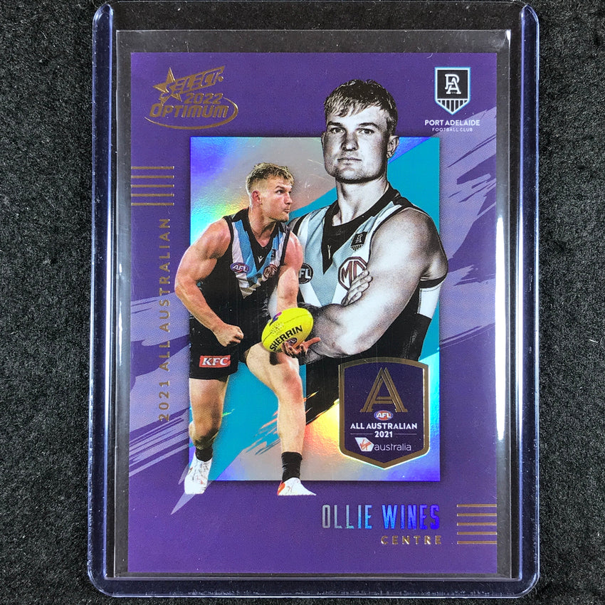 2022 Select AFL Optimum OLLIE WINES 2021 All Australian 127/195