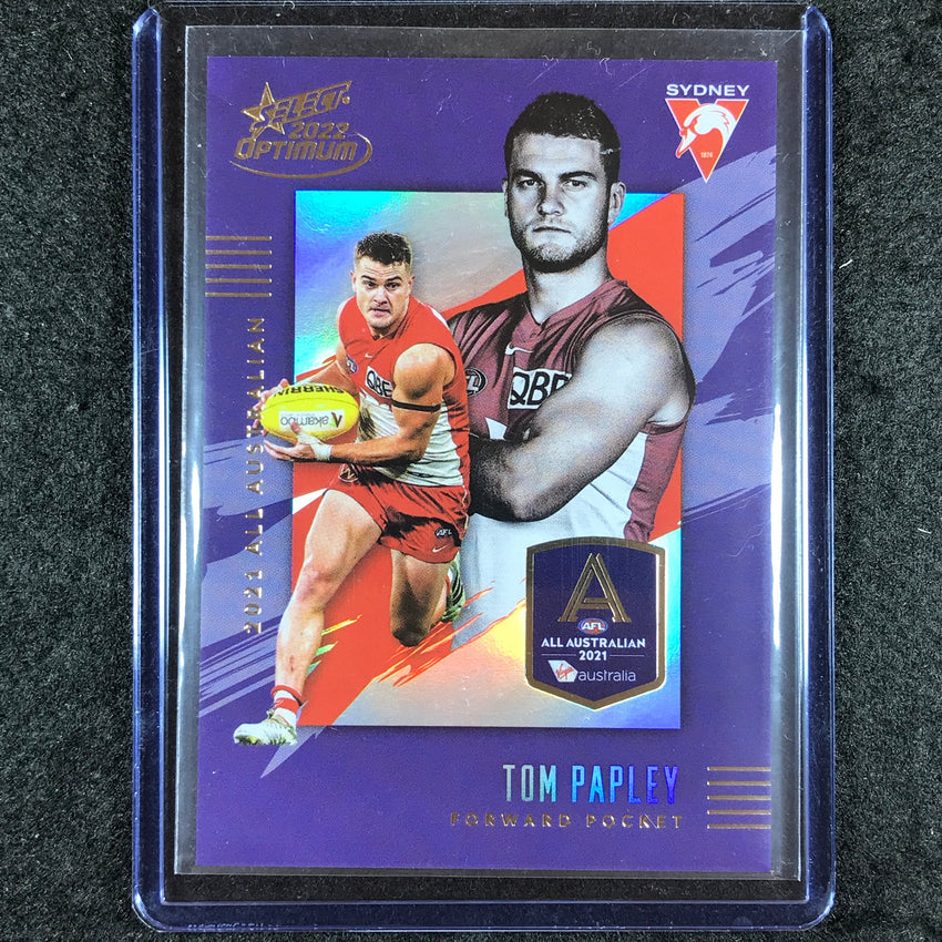 2022 Select AFL Optimum TOM PAPLEY 2021 All Australian 54/195