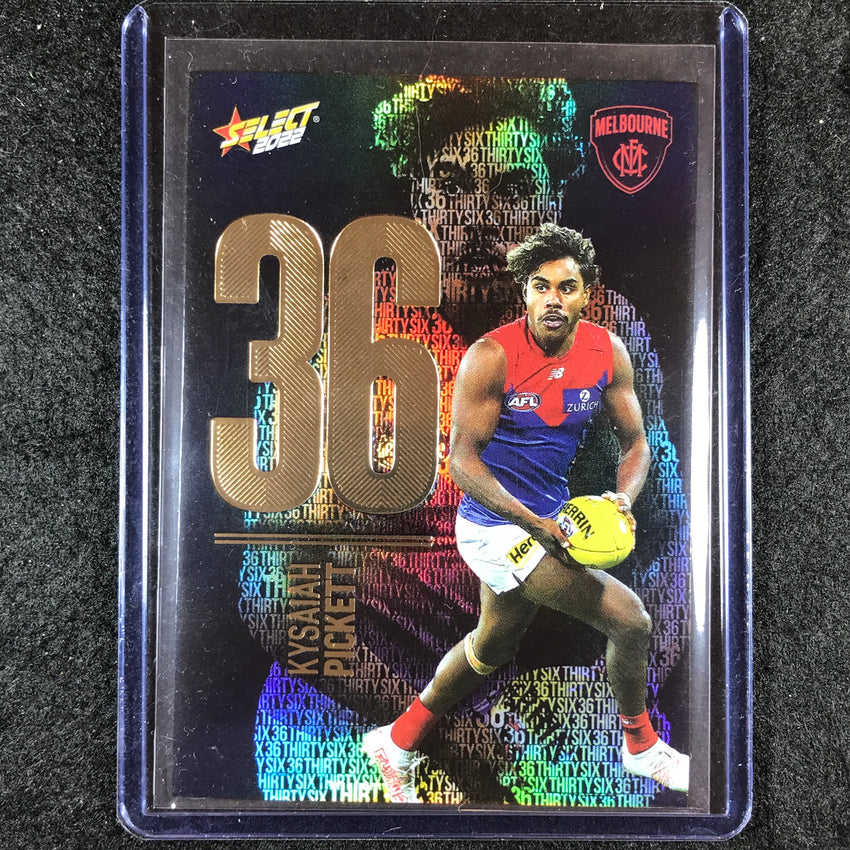 2022 Select AFL Footy Stars KYSAIAH PICKETT Numbers Midnight 87/130