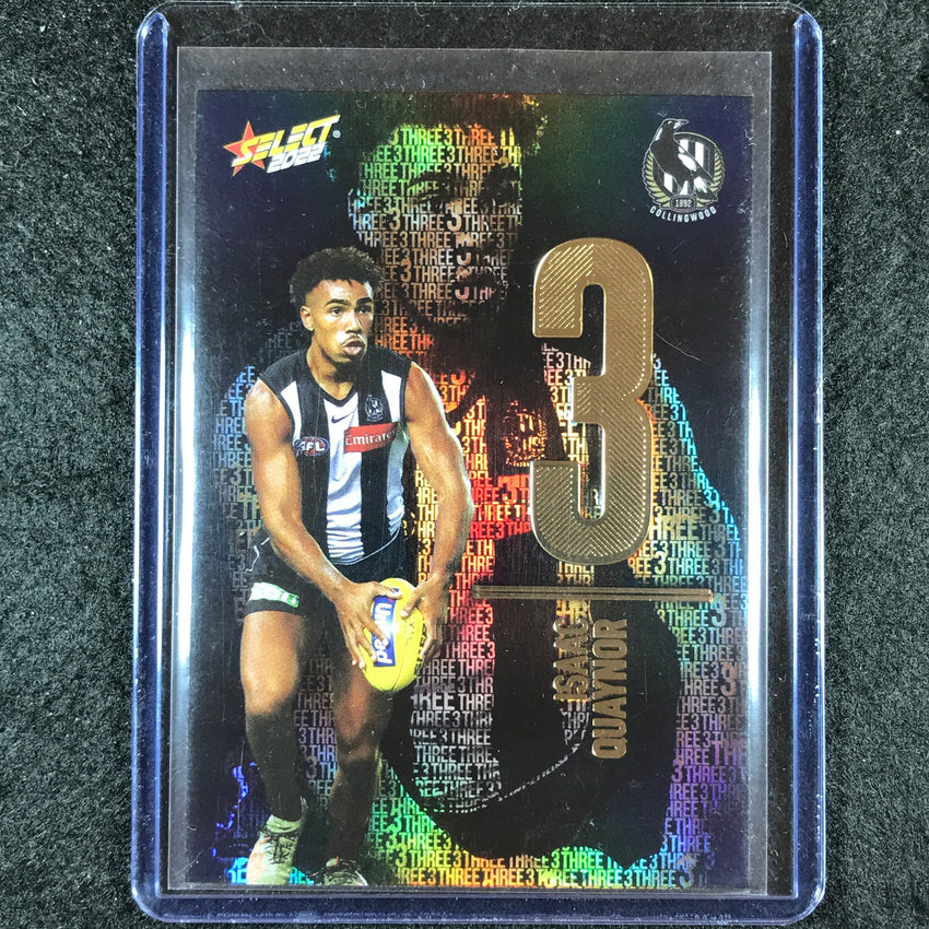2022 Select AFL Footy Stars ISAAC QUAYNOR Numbers Midnight 80/130