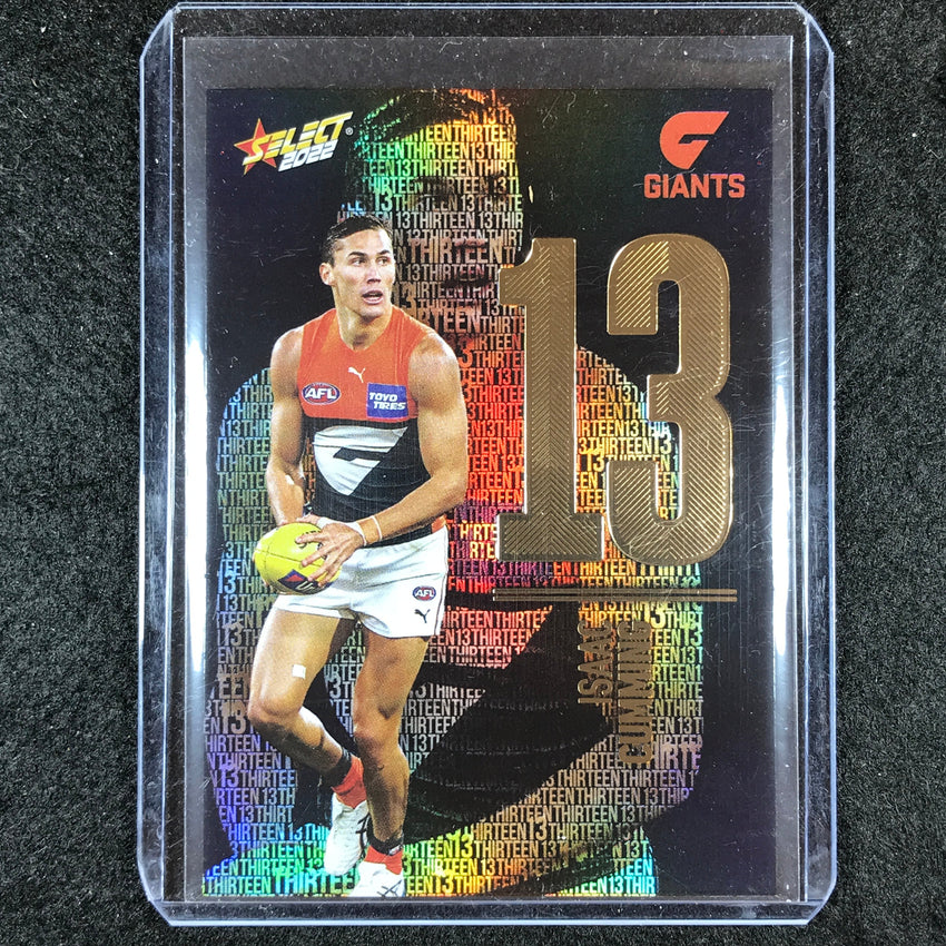 2022 Select AFL Footy Stars ISAAC CUMMING Numbers Midnight 32/130