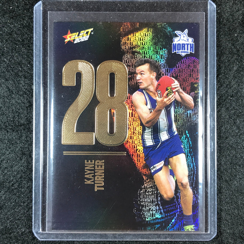 2022 Select AFL Footy Stars KAYNE TURNER Numbers Midnight 123/130