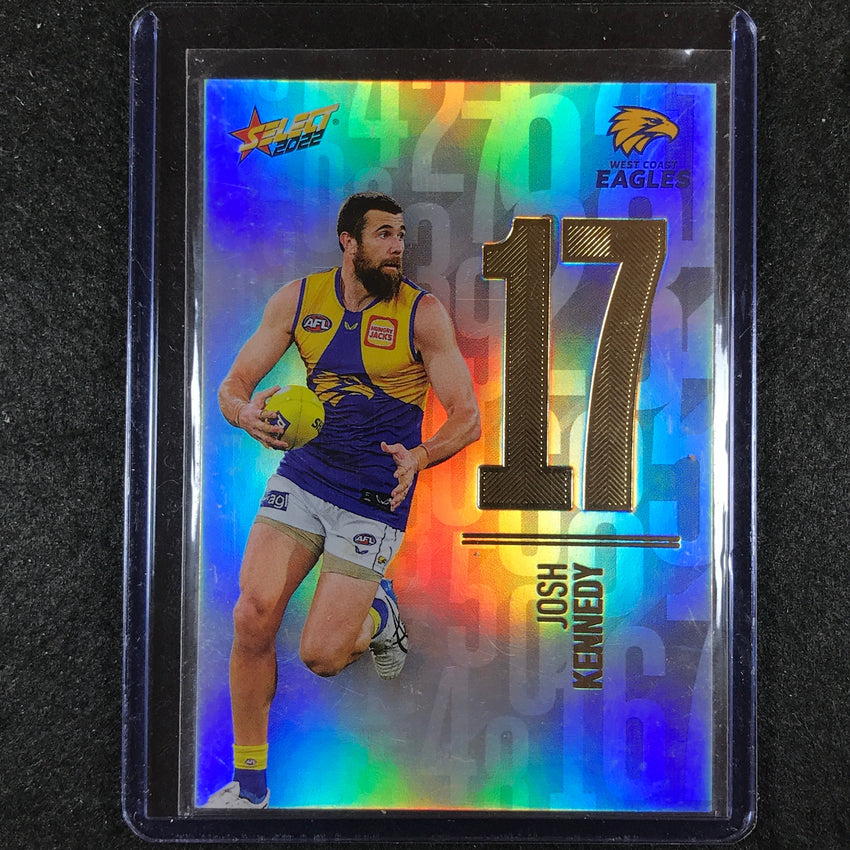 2022 Select AFL Footy Stars JOSH KENNEDY Numbers Daylight 163/190