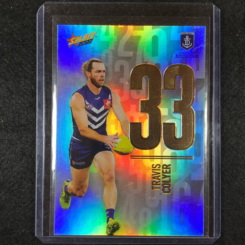 2022 Select AFL Footy Stars TRAVIS COLYER Numbers Daylight 181/190