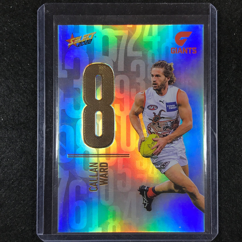 2022 Select AFL Footy Stars CALLAN WARD Numbers Daylight 19/190