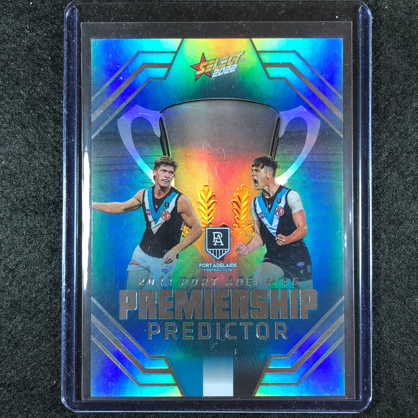 2022 Select AFL Footy Stars PORT ADELAIDE Premiership Predictor 101/185