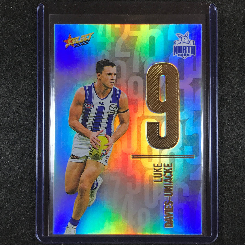 2022 Select AFL Footy Stars LUKE DAVIES-UNIACKE Numbers Daylight 32/190