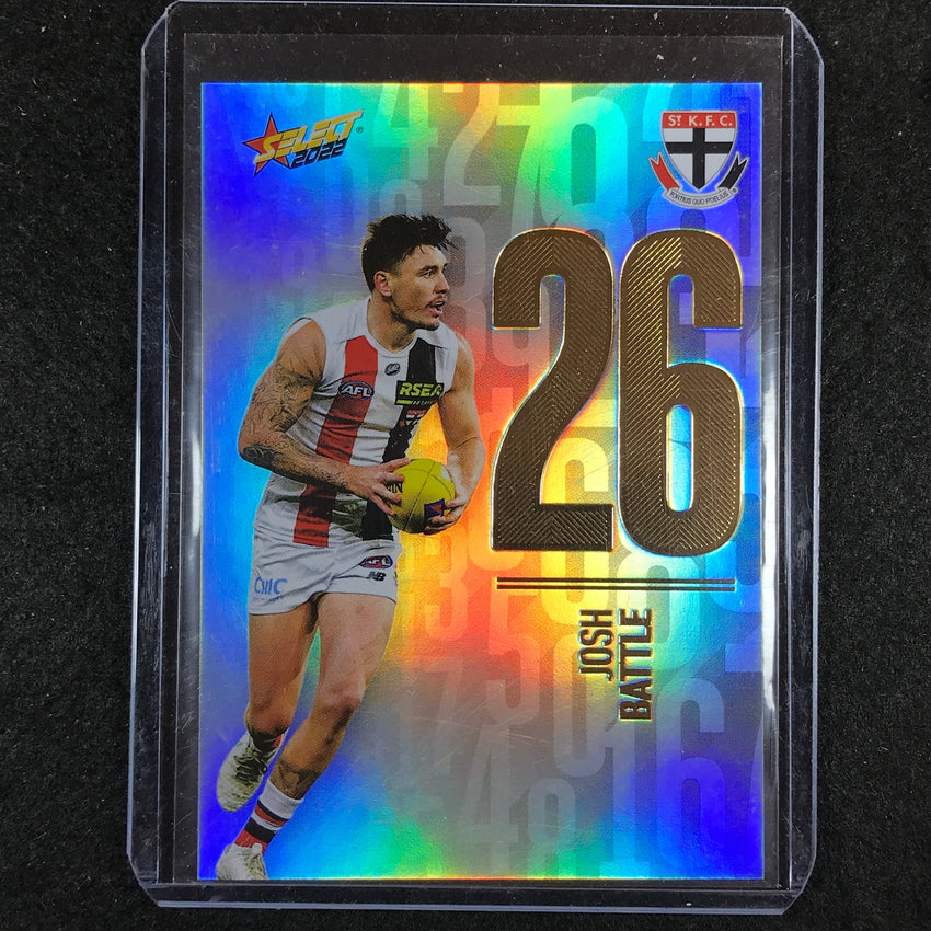 2022 Select AFL Footy Stars JOSH BATTLE Numbers Daylight 132/190