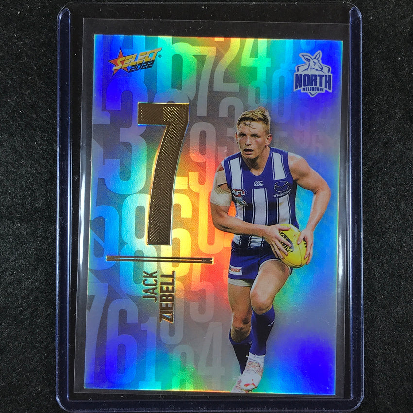 2022 Select AFL Footy Stars JACK ZIEBELL Numbers Daylight 176/190