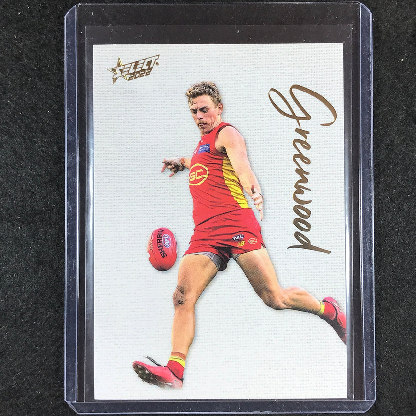 2022 Select AFL Footy Stars HUGH GREENWOOD Blank Canvas 73/250