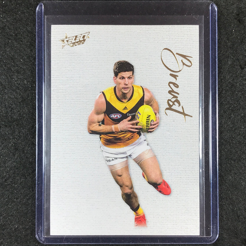 2022 Select AFL Footy Stars LUKE BREUST Blank Canvas 189/250