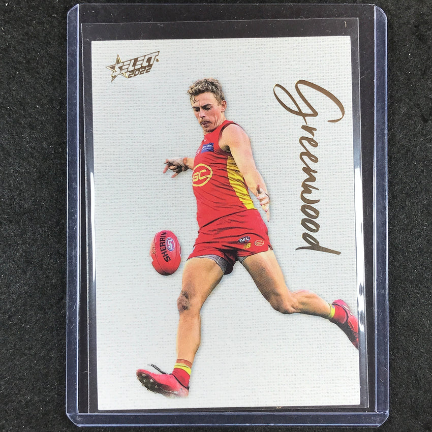 2022 Select AFL Footy Stars HUGH GREENWOOD Blank Canvas 138/250