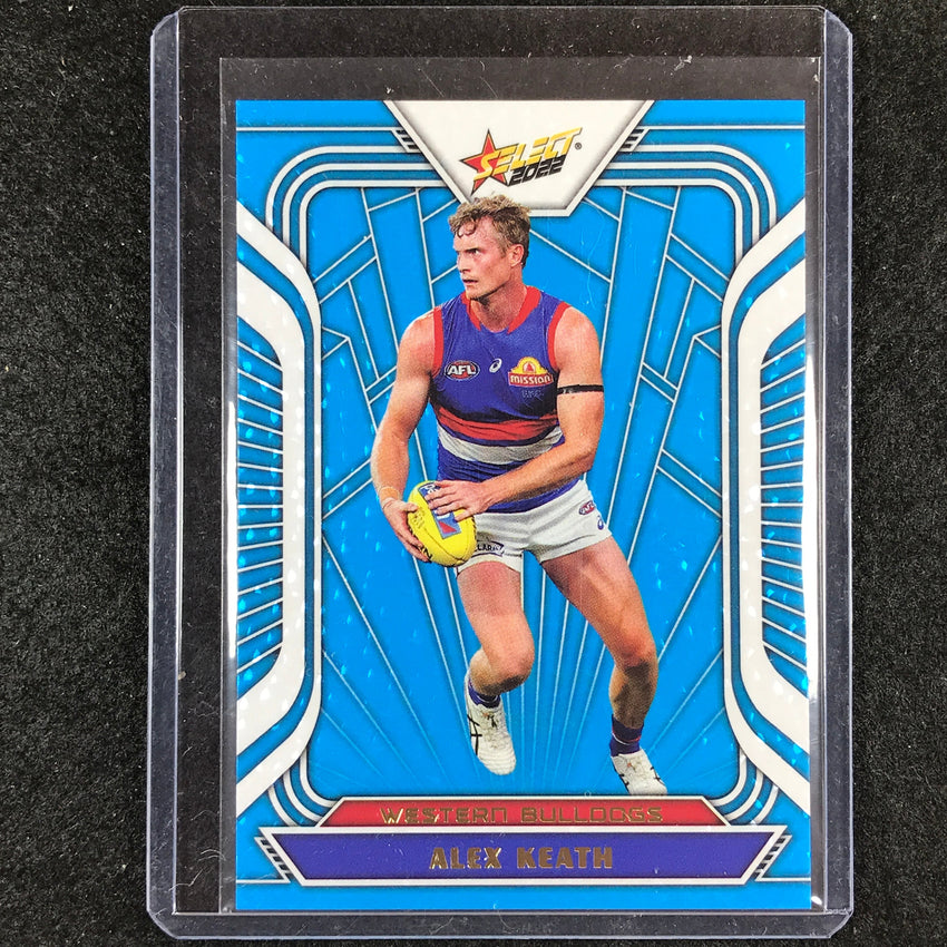 2022 Select AFL Footy Stars ALEX KEATH Fractured Arctic Blue 96/190