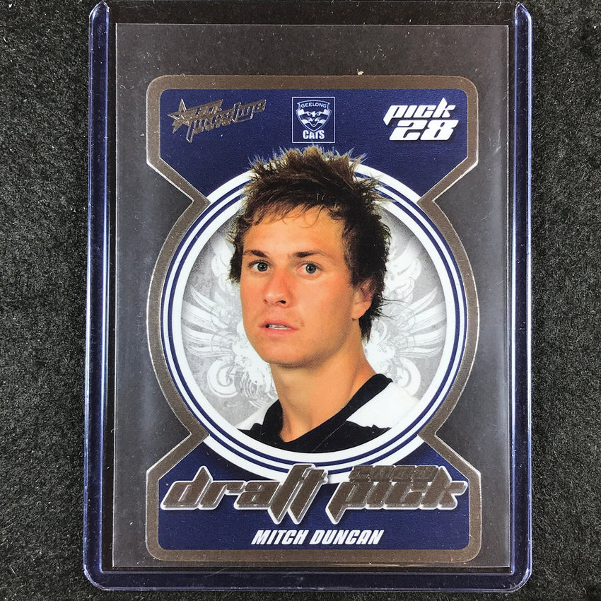 2010 Select AFL Prestige MITCH DUNCAN Platinum Draft Pick Die Cut 77/200