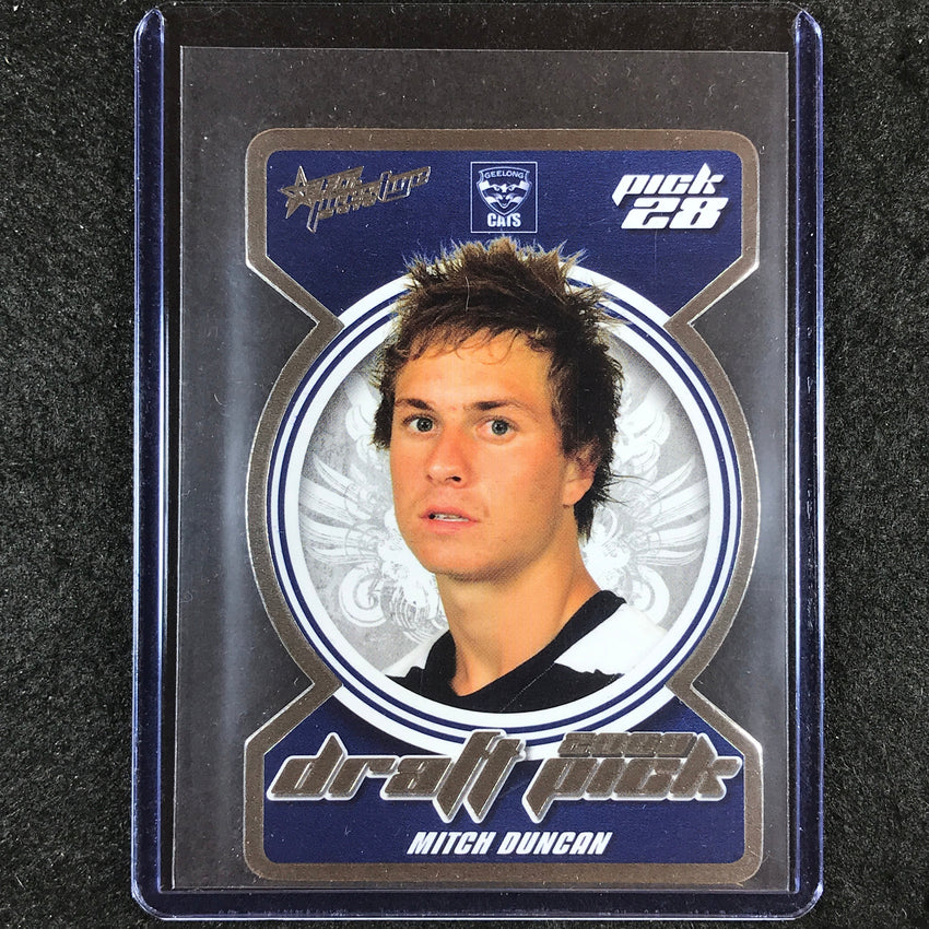 2010 Select AFL Prestige MITCH DUNCAN Platinum Draft Pick Die Cut 192/200