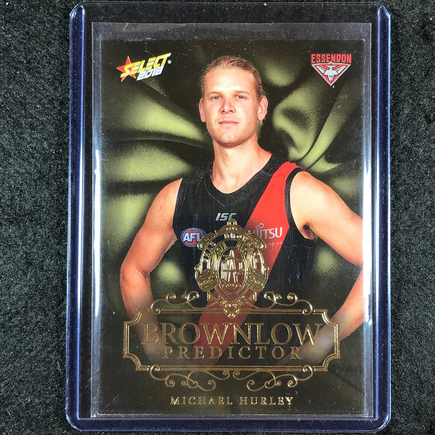 2018 Select AFL Footy Stars MICHAEL HURLEY Brownlow Predictor 103/250