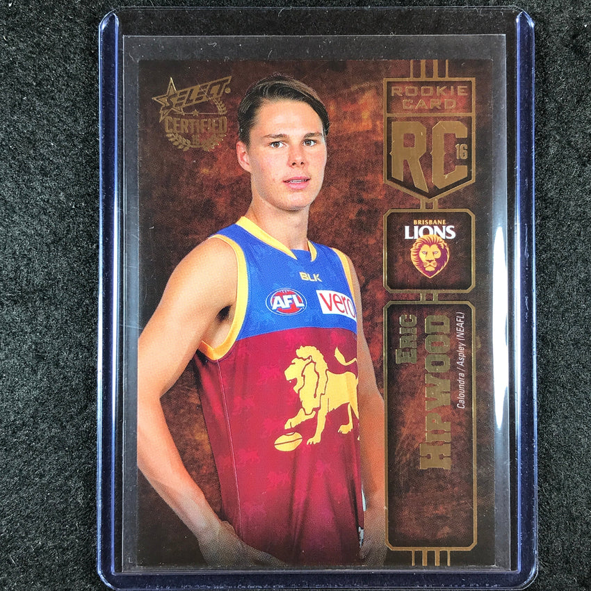 2016 Select AFL Certified ERIC HIPWOOD Rookie Card RC 207/240