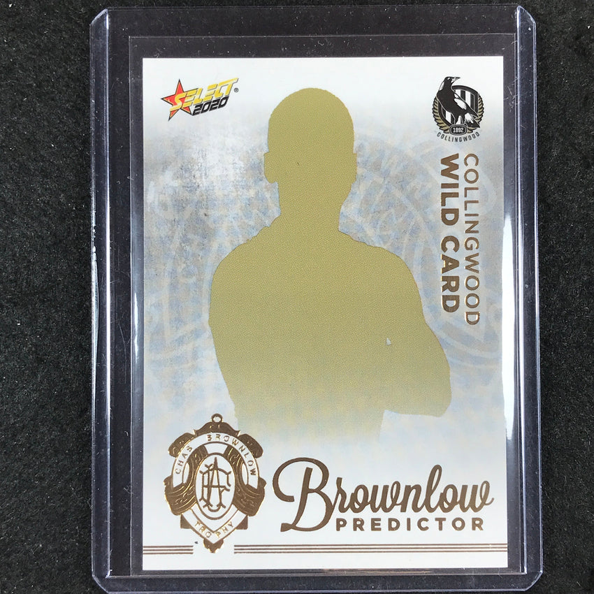 2020 Select AFL Footy Stars COLLINGWOOD WILDCARD Brownlow Predictor Gold 010/140