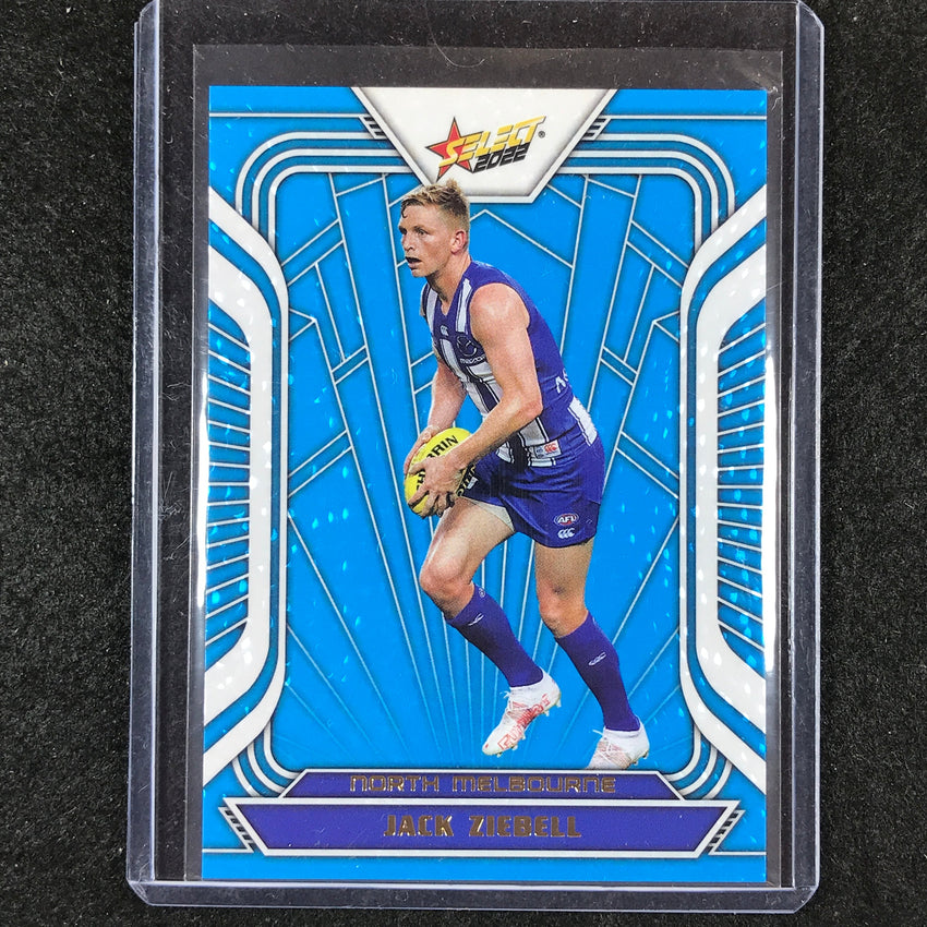 2022 Select AFL Footy Stars JACK ZIEBELL Fractured Arctic Blue 44/190