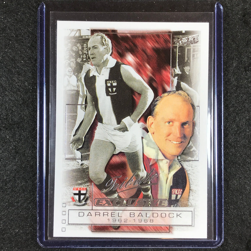 2002 Select AFL Exclusive DARREL BALDOCK Tribute TC2