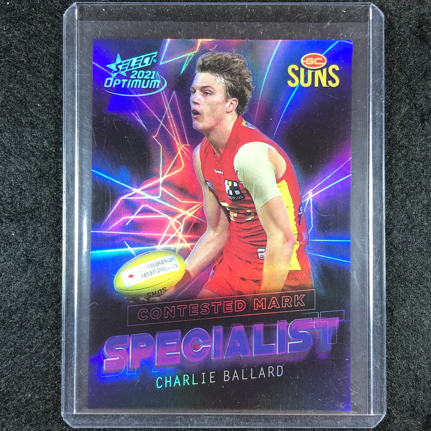 2021 Select AFL Optimum CHARLIE BALLARD Specialist Contested Mark 19/80