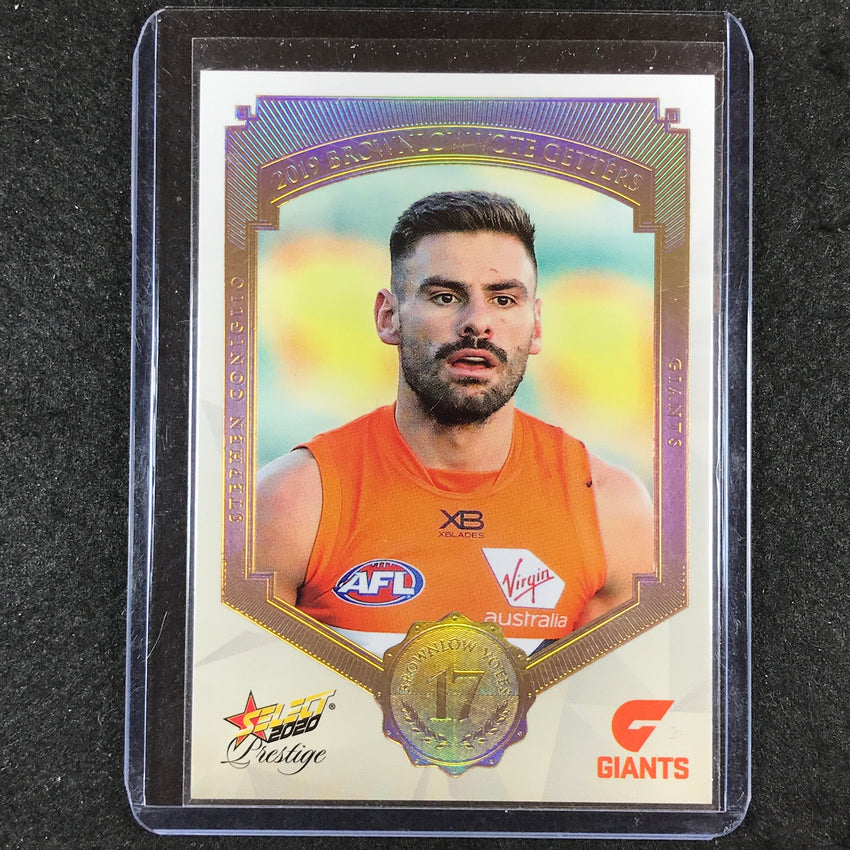 2020 Select AFL Prestige STEPHEN CONIGLIO 2019 Brownlow Vote Getters 46/80