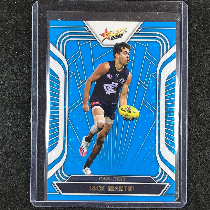 2022 Select AFL Footy Stars JACK MARTIN Fractured Arctic Blue 79/190