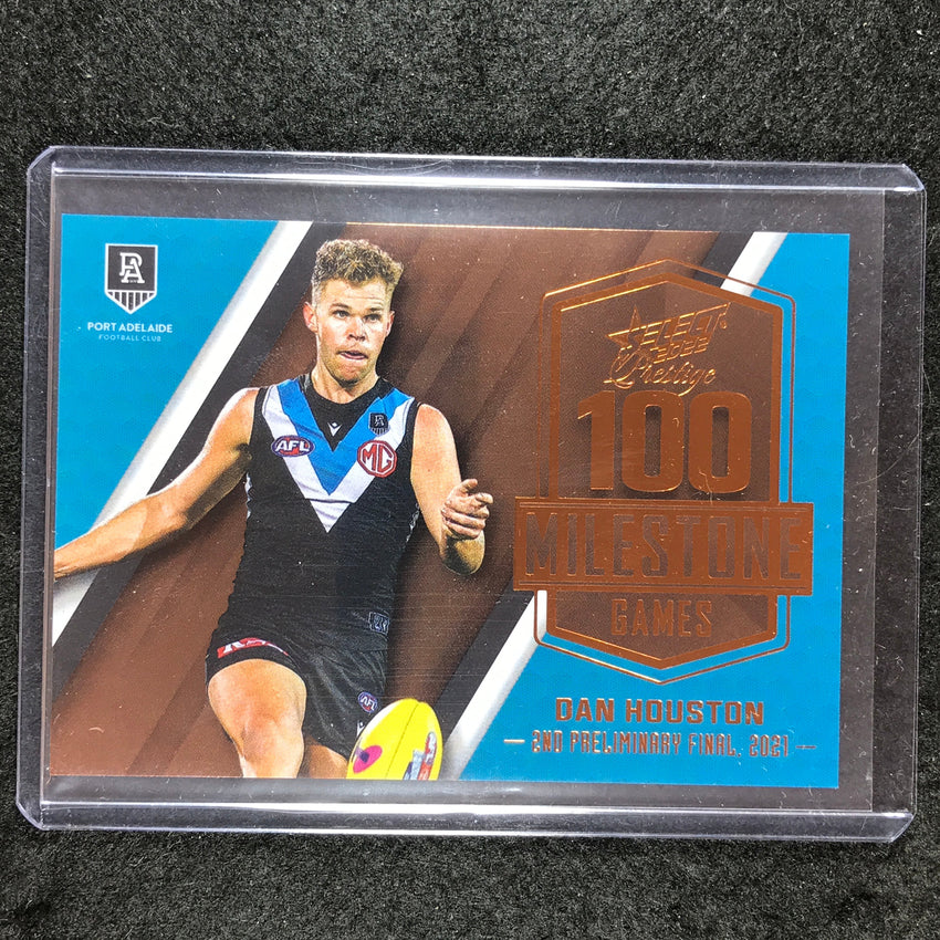2022 Select AFL Prestige DAN HOUSTON Milestone Games 100 002/195