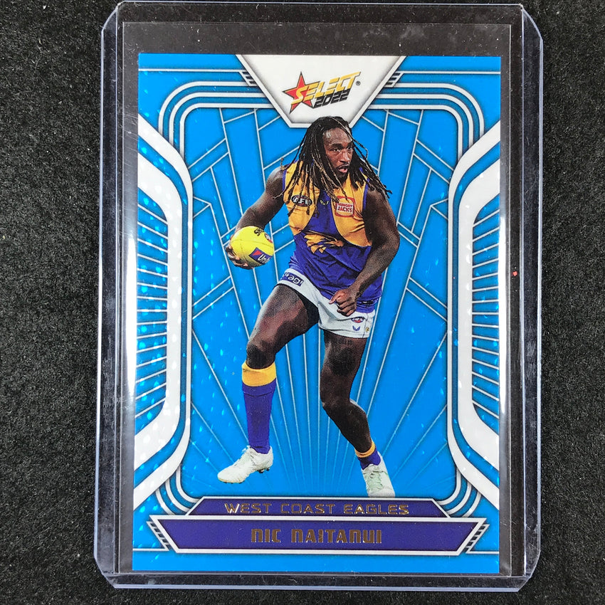 2022 Select AFL Footy Stars NIC NAITANUI Fractured Arctic Blue 73/190