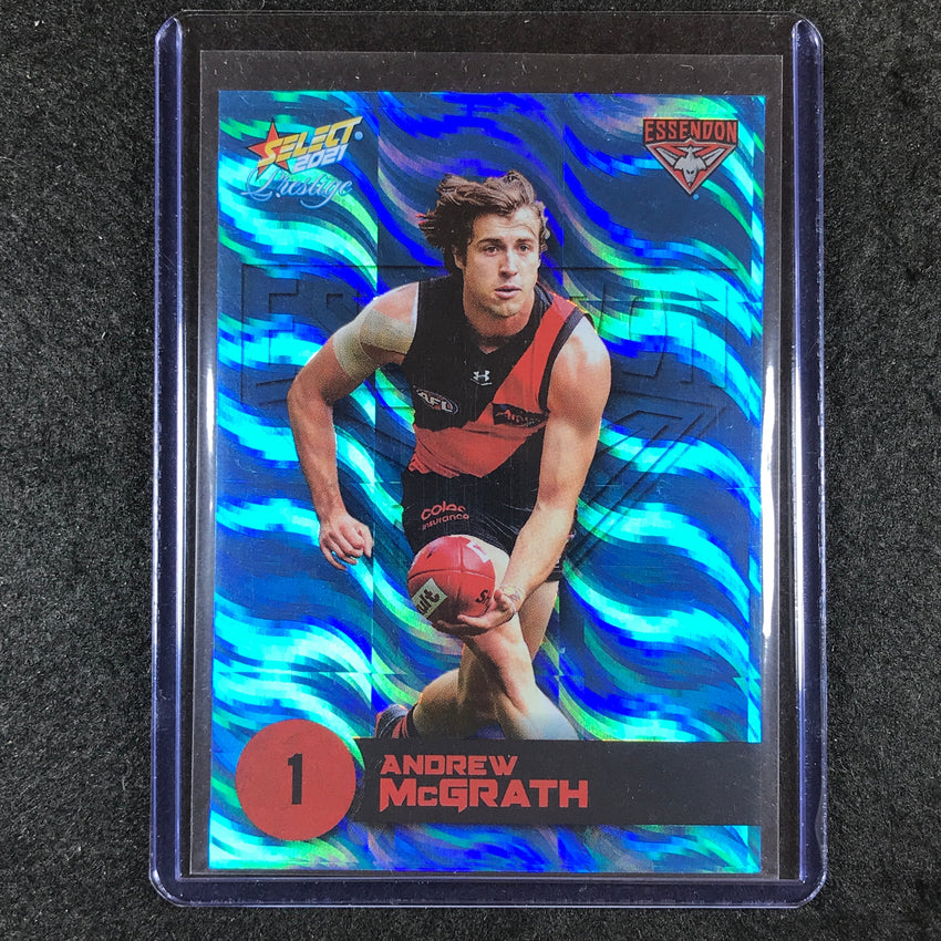 2021 Select AFL Prestige ANDREW MCGRATH Blue 26/125