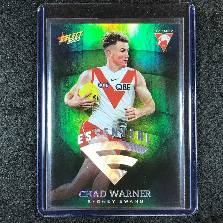 2023 Select AFL Footy Stars CHAD WARNER Essential Green 206/250