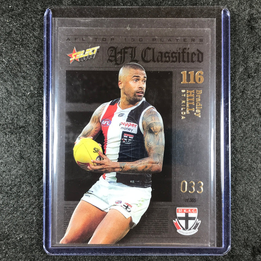 2023 Select AFL Footy Stars BRADLEY HILL AFL Classified 36/365