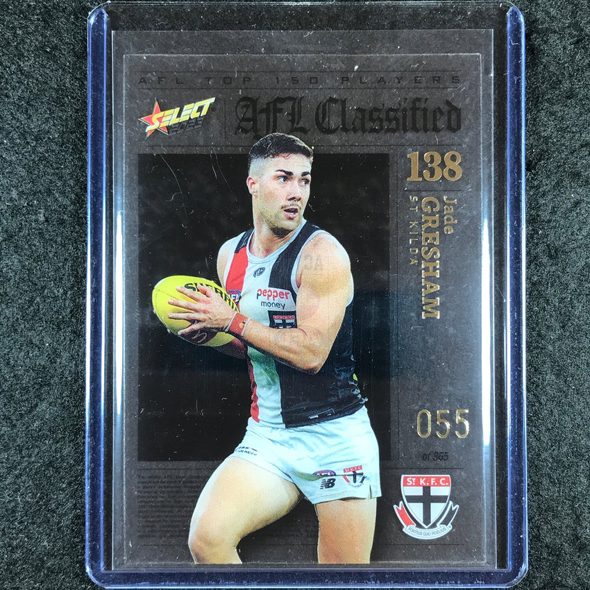2023 Select AFL Footy Stars JADE GRESHAM AFL Classified 55/365