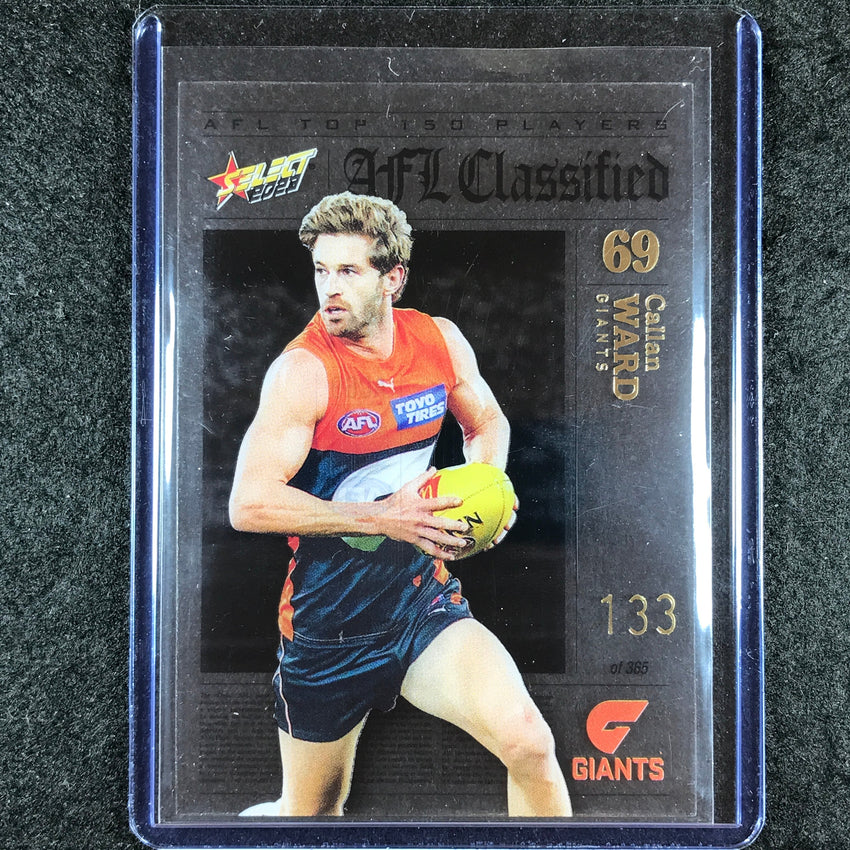 2023 Select AFL Footy Stars CALLAN WARD AFL Classified 133/365