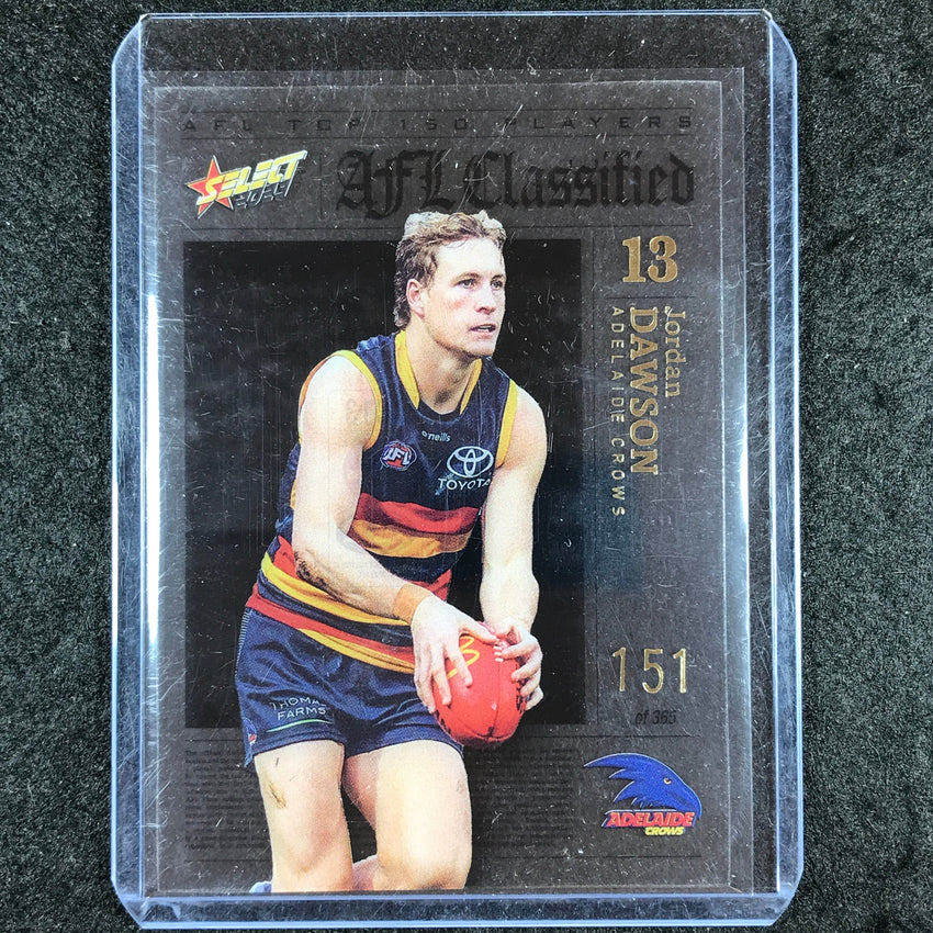 2023 Select AFL Footy Stars JORDAN DAWSON AFL Classified 151/365