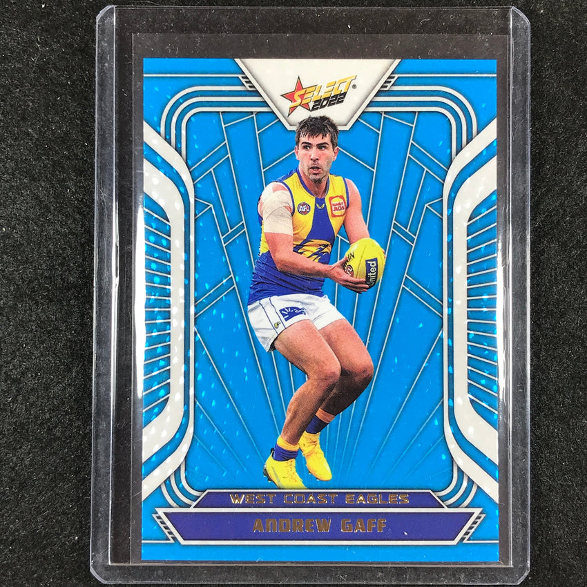 2022 Select AFL Footy Stars ANDREW GAFF Fractured Arctic Blue 103/190
