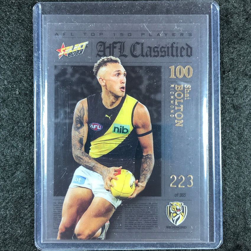 2023 Select AFL Footy Stars SHAI BOLTON AFL Classified 223/365