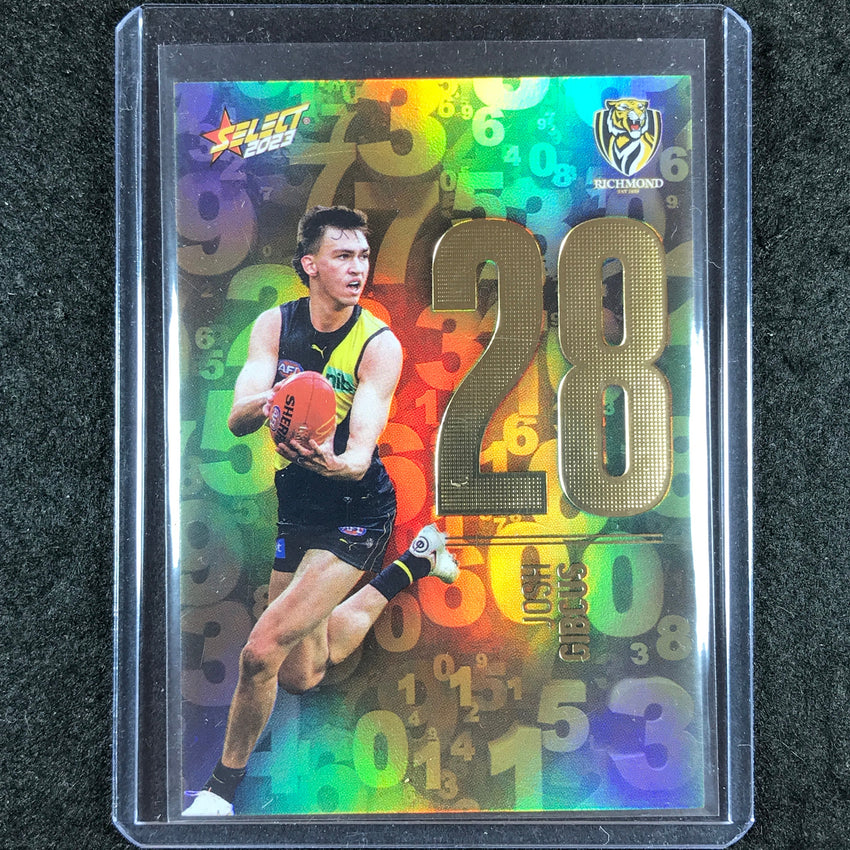 2023 Select AFL Footy Stars JOSH GIBCUS Numbers 56/255