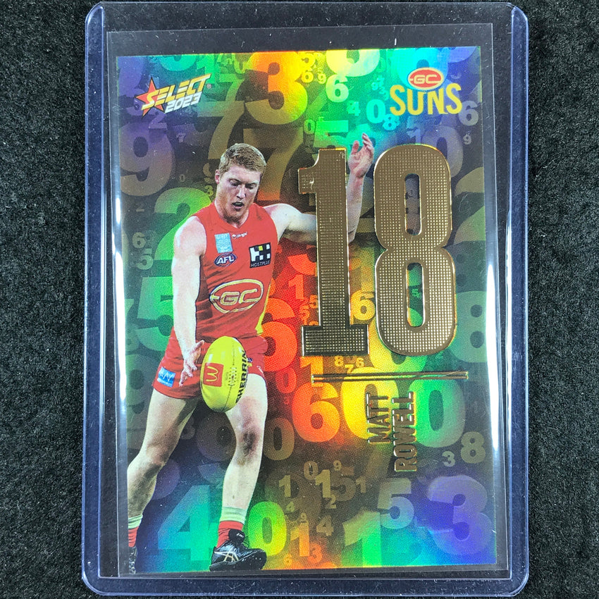 2023 Select AFL Footy Stars MATT ROWELL Numbers 188/255