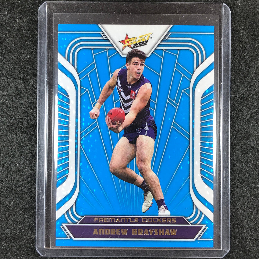 2022 Select AFL Footy Stars ANDREW BRAYSHAW Fractured Arctic Blue 83/190