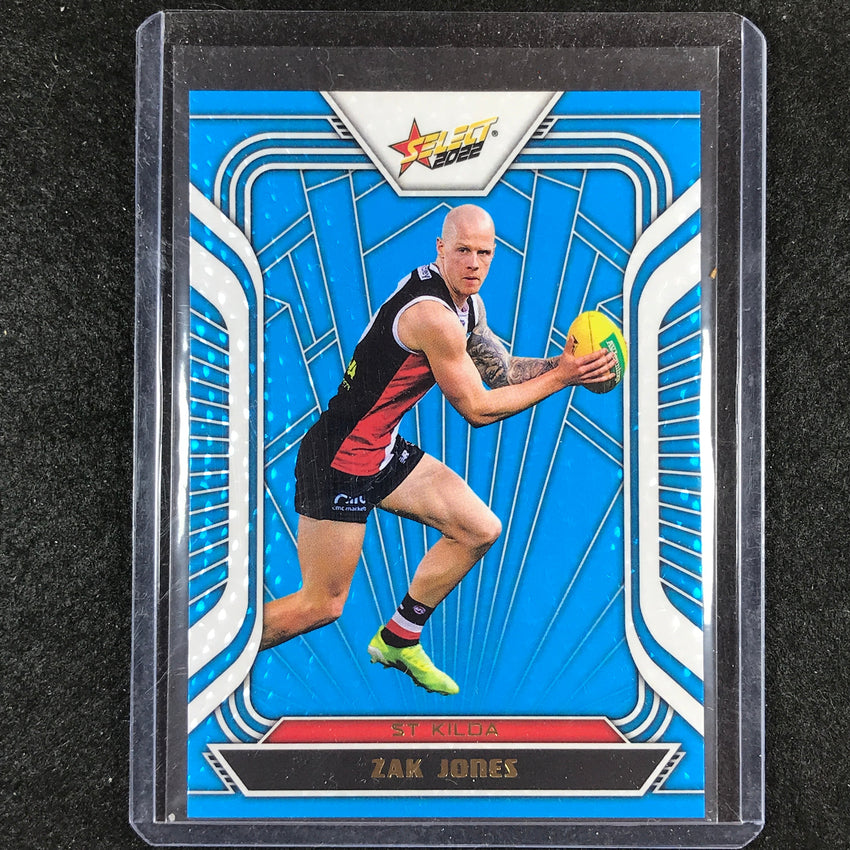 2022 Select AFL Footy Stars ZAK JONES Fractured Arctic Blue 132/190
