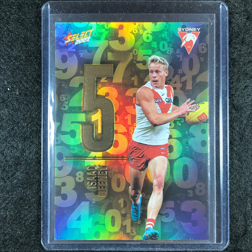 2023 Select AFL Footy Stars ISAAC HEENEY Numbers 158/255