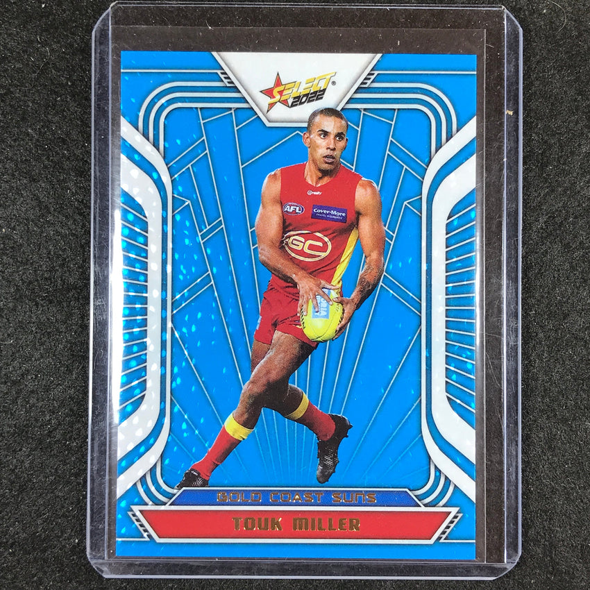 2022 Select AFL Footy Stars TOUK MILLER Fractured Arctic Blue 15/190