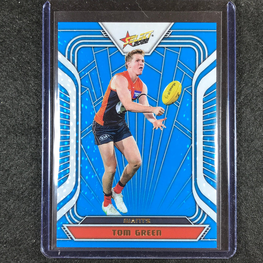 2022 Select AFL Footy Stars TOM GREEN Fractured Arctic Blue 50/190