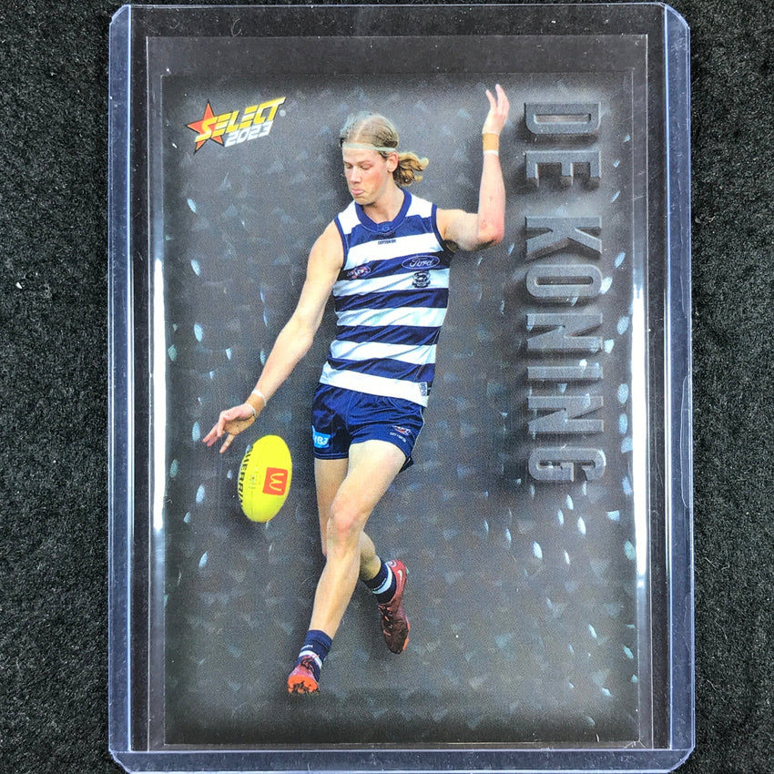 2023 Select AFL Footy Stars SAM DE KONING Carbon 27/195 Cherry