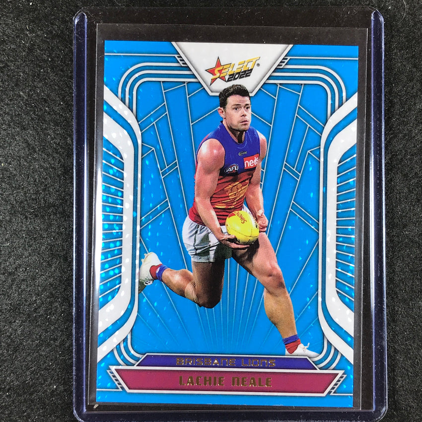 2022 Select AFL Footy Stars LACHIE NEALE Fractured Arctic Blue 176/190