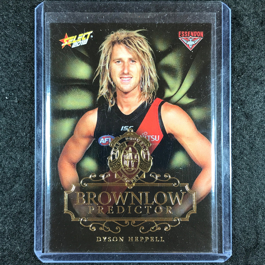 2018 Select AFL Footy Stars DYSON HEPPELL Brownlow Predictor 218/250